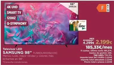 Oferta de Samsung - Televisor Led por 2199€ en El Corte Inglés