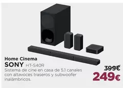 Oferta de Home - Home Cinema por 249€ en El Corte Inglés