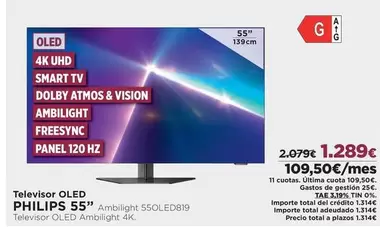 Oferta de Visión - Televisor Oled por 1289€ en El Corte Inglés