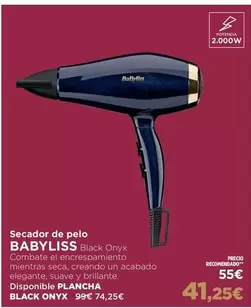 Oferta de Babyliss - Secador De Pelo por 55€ en El Corte Inglés