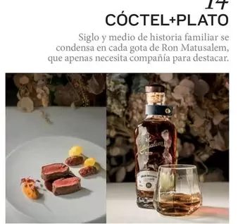 Oferta de Siglo - Cóctel+plato en El Corte Inglés