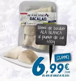 Oferta de Lomo De Bacalao por 6,99€ en SPAR