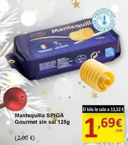 Oferta de Gourmet - Mantequilla por 1,69€ en SPAR