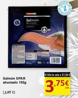 Oferta de Spar - Salmon Ahumado por 3,75€ en SPAR