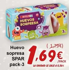 Oferta de Spar - Huevo Sopresa por 1,69€ en SPAR