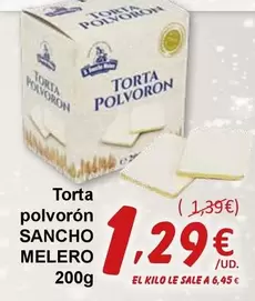 Oferta de Torta Polvoron por 1,29€ en SPAR