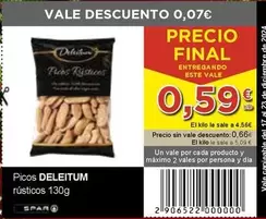 Oferta de Picos Rústicos por 0,59€ en SPAR