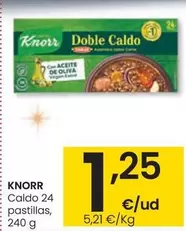 Oferta de Knorr - Caldo 24 Pastillas por 1,25€ en Eroski