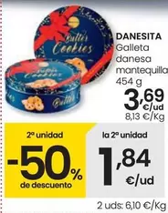 Oferta de Danesita - Galleta Danesa Mantequilla por 3,69€ en Eroski