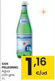 Oferta de San Pellegrino - Agua Con Gas por 1,16€ en Eroski