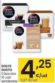 Oferta de Nescafé - Dolce Gusto Capsulas por 4,25€ en Eroski