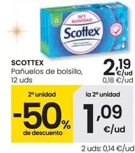 Oferta de Scottex - Panuelos De Bolsillo por 2,19€ en Eroski