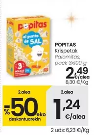 Oferta de Popitas - Palomitas por 2,49€ en Eroski