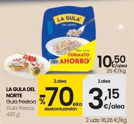 Oferta de La Gula Del Norte - Gula Fresca por 10,5€ en Eroski