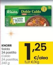 Oferta de Knorr - Caldo 24 Pastillas por 1,25€ en Eroski