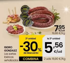 Oferta de Isidro Gonzalez - Sartas Ibéricas por 7,95€ en Eroski