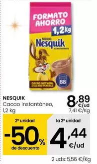 Oferta de Nesquik - Cacao Instantaneo por 8,89€ en Eroski