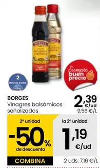 Oferta de Borges - Vinagres Balsamicos Senalizados por 2,39€ en Eroski