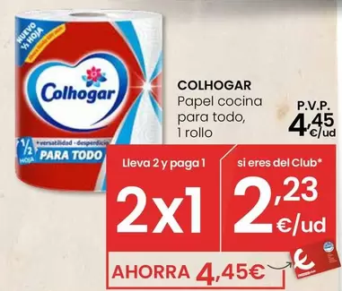 Oferta de Colhogar - Papel Cocina Para Todo por 4,45€ en Eroski