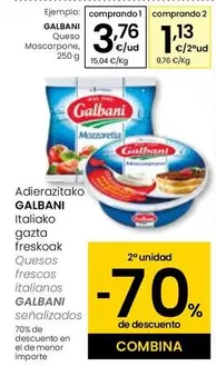 Oferta de Galbani - Quesos Frescos Italianos en Eroski