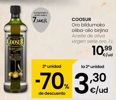 Oferta de Coosur - Aceite De Oliva Virgen Serie Oro por 10,99€ en Eroski