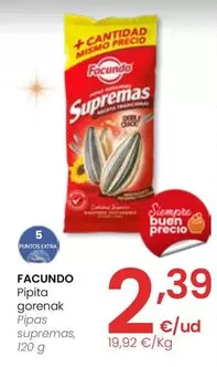 Oferta de Facundo - Pipas Supremas por 2,39€ en Eroski