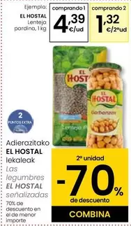 Oferta de El Hostal - Lenteja Pardina en Eroski