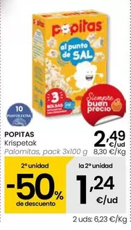 Oferta de Popitas - Palomitas por 2,49€ en Eroski