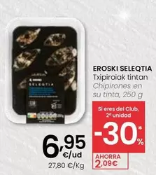 Oferta de Eroski Seleqtia - Chipirones En Su Tinta por 6,95€ en Eroski