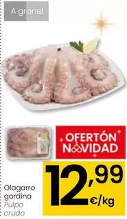 Oferta de Pulpo Crudo por 12,99€ en Eroski