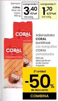 Oferta de Coral - Boer De Coco por 3,4€ en Eroski