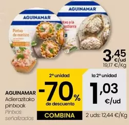 Oferta de Aguinamar - Pintxos Senalizados por 3,45€ en Eroski