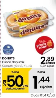 Oferta de Donuts - Glacé por 2,89€ en Eroski