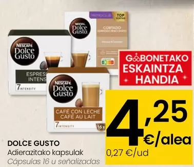 Oferta de Dolce Gusto - Capsulas  por 4,25€ en Eroski