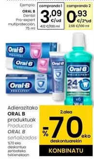 Oferta de Oral B - Dental Pro-Expert Multiprotección por 3,09€ en Eroski