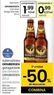 Oferta de Grimbergen - Cervezas  por 1,99€ en Eroski