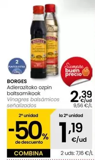 Oferta de Borges - Vinagres Balsamicos Senalizados por 2,39€ en Eroski