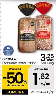 Oferta de Oroweat  por 3,25€ en Eroski