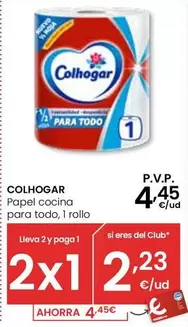 Oferta de Colhogar - Papel Cocina Para Todo por 4,45€ en Eroski