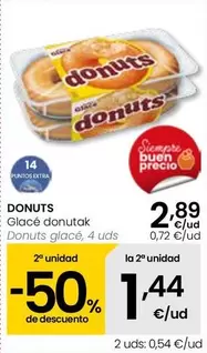 Oferta de Donuts - Glacé por 2,89€ en Eroski