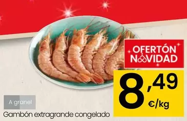 Oferta de  Gambón Extragrande Congelado por 8,49€ en Eroski