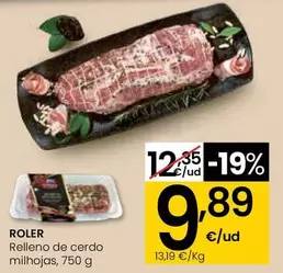 Oferta de Roler - Relleno De Cerdo Milhojas por 9,89€ en Eroski