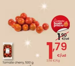 Oferta de Tomate Cherry por 1,79€ en Eroski