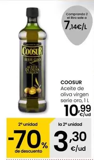 Oferta de Coosur - Aceite De Oliva Virgen Serie Oro por 10,99€ en Eroski