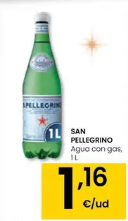 Oferta de San Pellegrino - Agua Con Gas por 1,16€ en Eroski