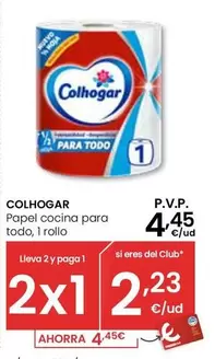 Oferta de Colhogar - Papel Cocina Para Todo por 4,45€ en Eroski