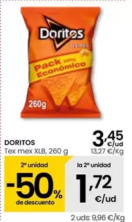 Oferta de Doritos - Tex Mex XLB por 3,45€ en Eroski