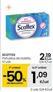 Oferta de Scottex - Panuelos De Bolsillo por 2,19€ en Eroski