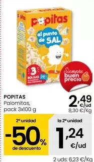 Oferta de Popitas - Palomitas por 2,49€ en Eroski