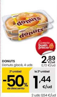 Oferta de Donuts - Glacé por 2,89€ en Eroski